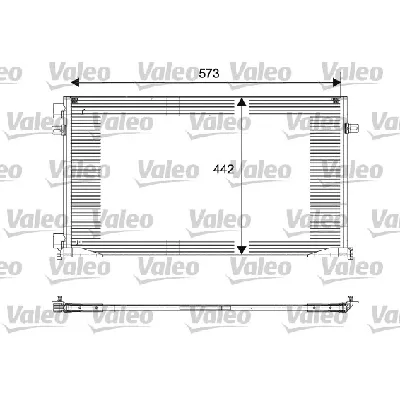 Kondenzator, klima-uređaj VALEO VAL817644 IC-A8369A