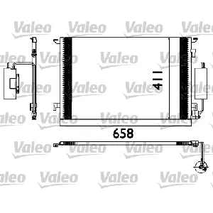 Kondenzator, klima-uređaj VALEO VAL817648 IC-A76331