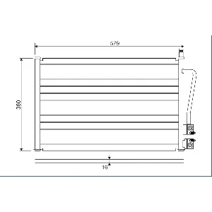 Kondenzator, klima-uređaj VALEO VAL817664 IC-A8367C