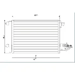 Kondenzator, klima-uređaj VALEO VAL817777 IC-A8387A