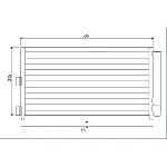 Kondenzator, klima-uređaj VALEO VAL818021 IC-A83678