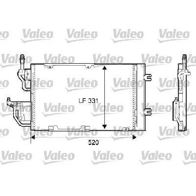 Kondenzator, klima-uređaj VALEO VAL818168 IC-AFDAE2