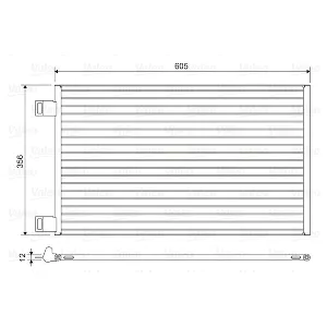 Kondenzator, klima-uređaj VALEO VAL822553 IC-G0NYMS
