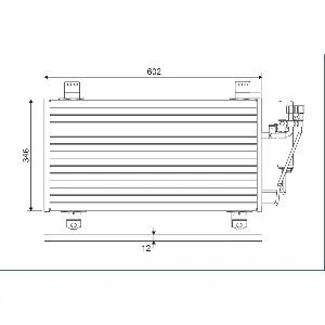 Kondenzator, klima-uređaj VALEO VAL822589 IC-G0TSE5