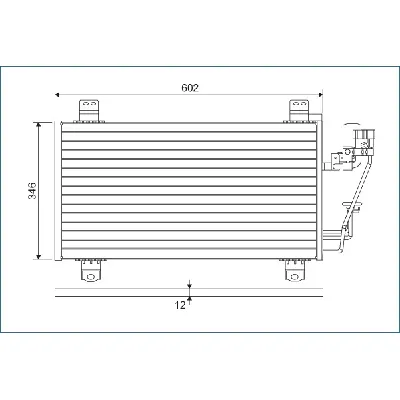 Kondenzator, klima-uređaj VALEO VAL822589 IC-G0TSE5