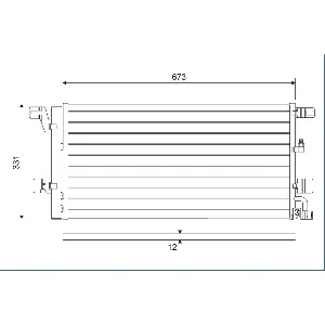 Kondenzator, klima-uređaj VALEO VAL822596 IC-G0TSEA