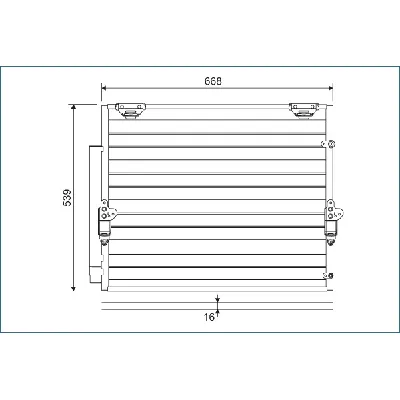 Kondenzator, klima-uređaj VALEO VAL822621 IC-G0TSEU