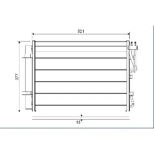 Kondenzator, klima-uređaj VALEO VAL822624 IC-G0TSEW