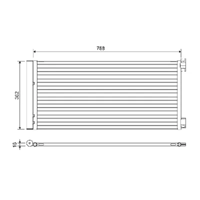 Kondenzator, klima-uređaj VALEO VAL822637 IC-G0Y4QI
