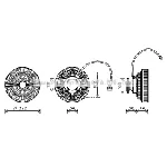 Kvačilo, ventilator hladnjaka AVA COOLING MNC071 AVA IC-F8BFED