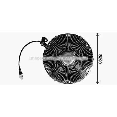 Kvačilo, ventilator hladnjaka AVA COOLING MNC132 AVA IC-G0NTPC