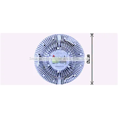 Kvačilo, ventilator hladnjaka AVA COOLING REC100 AVA IC-F8C005