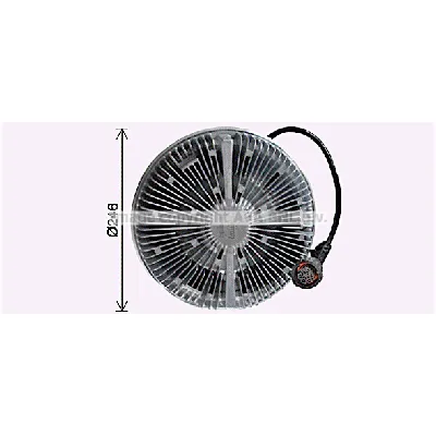 Kvačilo, ventilator hladnjaka AVA COOLING REC134 AVA IC-G07JNK