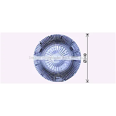 Kvačilo, ventilator hladnjaka AVA COOLING VLC100 AVA IC-F8C012