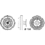 Kvačilo, ventilator hladnjaka MAHLE CFC 109 000P IC-G08HVR