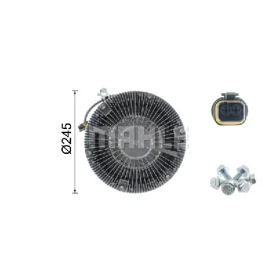 Kvačilo, ventilator hladnjaka MAHLE CFC 125 000P IC-G08F8R