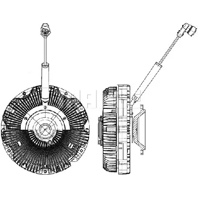 Kvačilo, ventilator hladnjaka MAHLE CFC 172 000P IC-G08F91