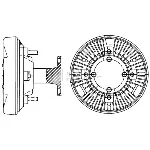 Kvačilo, ventilator hladnjaka MAHLE CFC 204 000P IC-G08F96