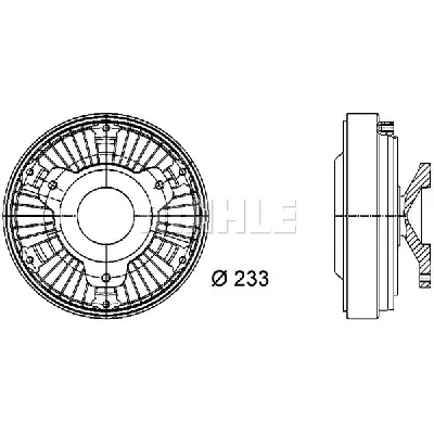 Kvačilo, ventilator hladnjaka MAHLE CFC 21 000P IC-G08DO4