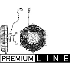 Kvačilo, ventilator hladnjaka MAHLE CFC 219 000P IC-G08HXQ
