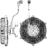 Kvačilo, ventilator hladnjaka MAHLE CFC 219 000P IC-G08HXQ