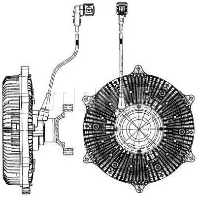 Kvačilo, ventilator hladnjaka MAHLE CFC 219 000P IC-G08HXQ