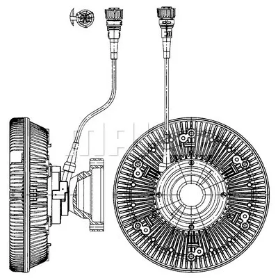 Kvačilo, ventilator hladnjaka MAHLE CFC 226 000P IC-G08HXX