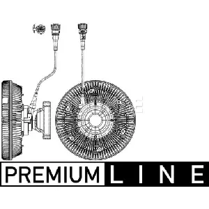 Kvačilo, ventilator hladnjaka MAHLE CFC 227 000P IC-G08HXY