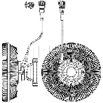 Kvačilo, ventilator hladnjaka MAHLE CFC 227 000P IC-G08HXY