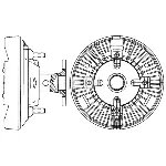Kvačilo, ventilator hladnjaka MAHLE CFC 231 000P IC-G08F9A
