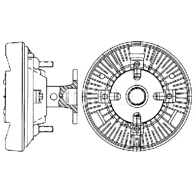 Kvačilo, ventilator hladnjaka MAHLE CFC 231 000P IC-G08F9A