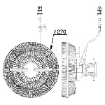 Kvačilo, ventilator hladnjaka MAHLE CFC 241 000P IC-G08HY9