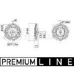 Kvačilo, ventilator hladnjaka MAHLE CFC 264 000P IC-G08HYU