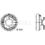 Kvačilo, ventilator hladnjaka MAHLE CFC 40 000P IC-G08DON