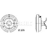 Kvačilo, ventilator hladnjaka MAHLE CFC 41 000P IC-G08DOO