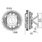 Kvačilo, ventilator hladnjaka MAHLE CFC 42 000S IC-G08DOQ
