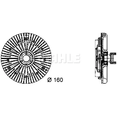 Kvačilo, ventilator hladnjaka MAHLE CFC 49 000P IC-G08DOZ