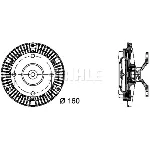 Kvačilo, ventilator hladnjaka MAHLE CFC 50 000P IC-G08DP1