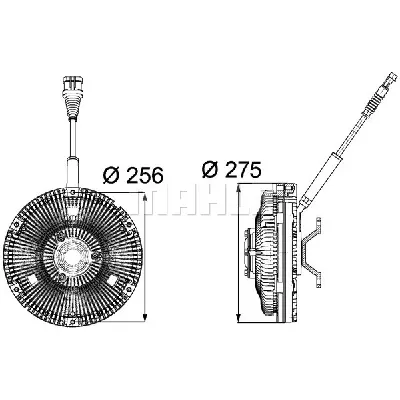 Kvačilo, ventilator hladnjaka MAHLE CFC 85 000P IC-G08DQ7