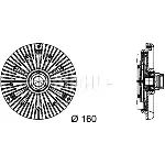 Kvačilo, ventilator hladnjaka MAHLE CFC 94 000P IC-G08DQH