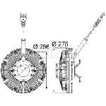 Kvačilo, ventilator hladnjaka MAHLE CFC 97 000P IC-G08DQK