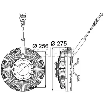 Kvačilo, ventilator hladnjaka MAHLE CFC 97 000P IC-G08DQK