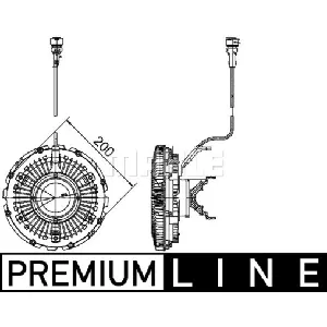Kvačilo, ventilator hladnjaka MAHLE CFC 99 000P IC-G08DQM