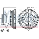 Kvačilo, ventilator hladnjaka NISSENS NIS 86150 IC-E5BBE6