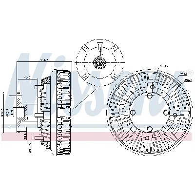 Kvačilo, ventilator hladnjaka NISSENS NIS 86226 IC-G0O1F7