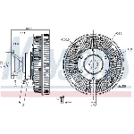 Kvačilo, ventilator hladnjaka NISSENS NIS 86231 IC-G0Q9JX