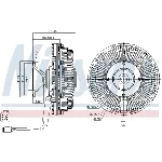 Kvačilo, ventilator hladnjaka NISSENS NIS 86243 IC-G0YJJ0