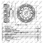 Kvačilo, ventilator hladnjaka NRF NRF 49009 IC-D1559F