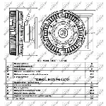 Kvačilo, ventilator hladnjaka NRF NRF 49023 IC-D16912