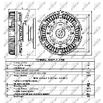 Kvačilo, ventilator hladnjaka NRF NRF 49026 IC-D25953